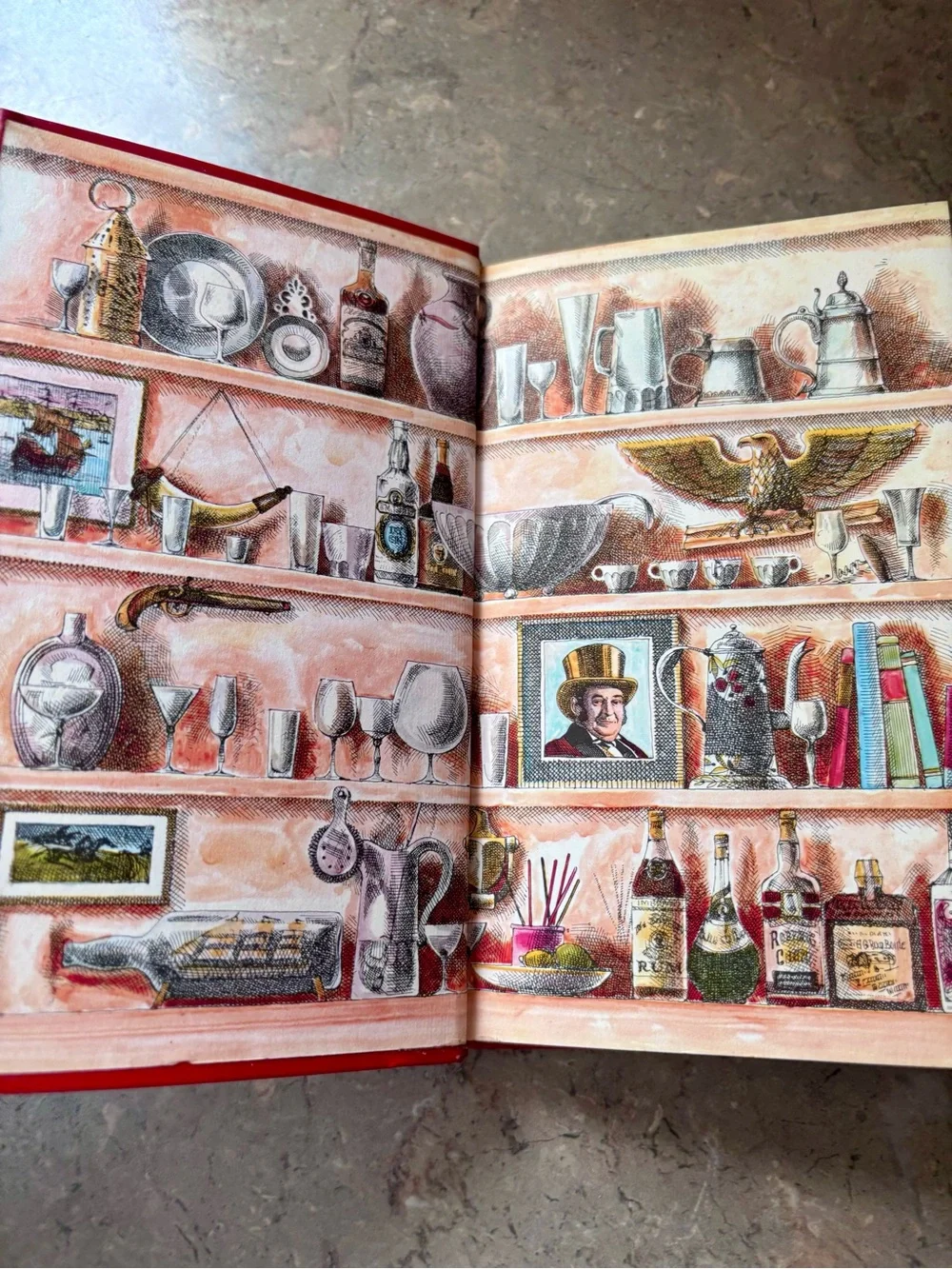 De Luxe Official Bartender's Guide/ Vintage Bar Accessories